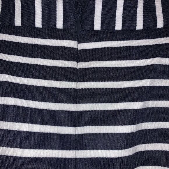 Ann Taylor XSP (size 2/4) skirt classy Navy/White, EUC! High end quality - Picture 7 of 9